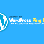wordpress ping listesi 2018 2019