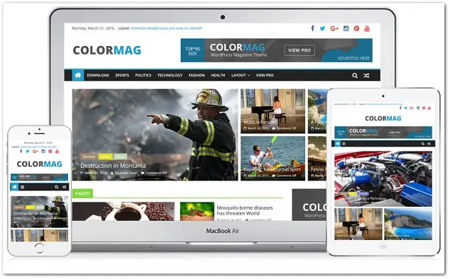 ucretsiz wordpress temalari colormag