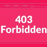 403 error